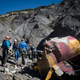 Rescue workers at the scene of the crash (Independent)